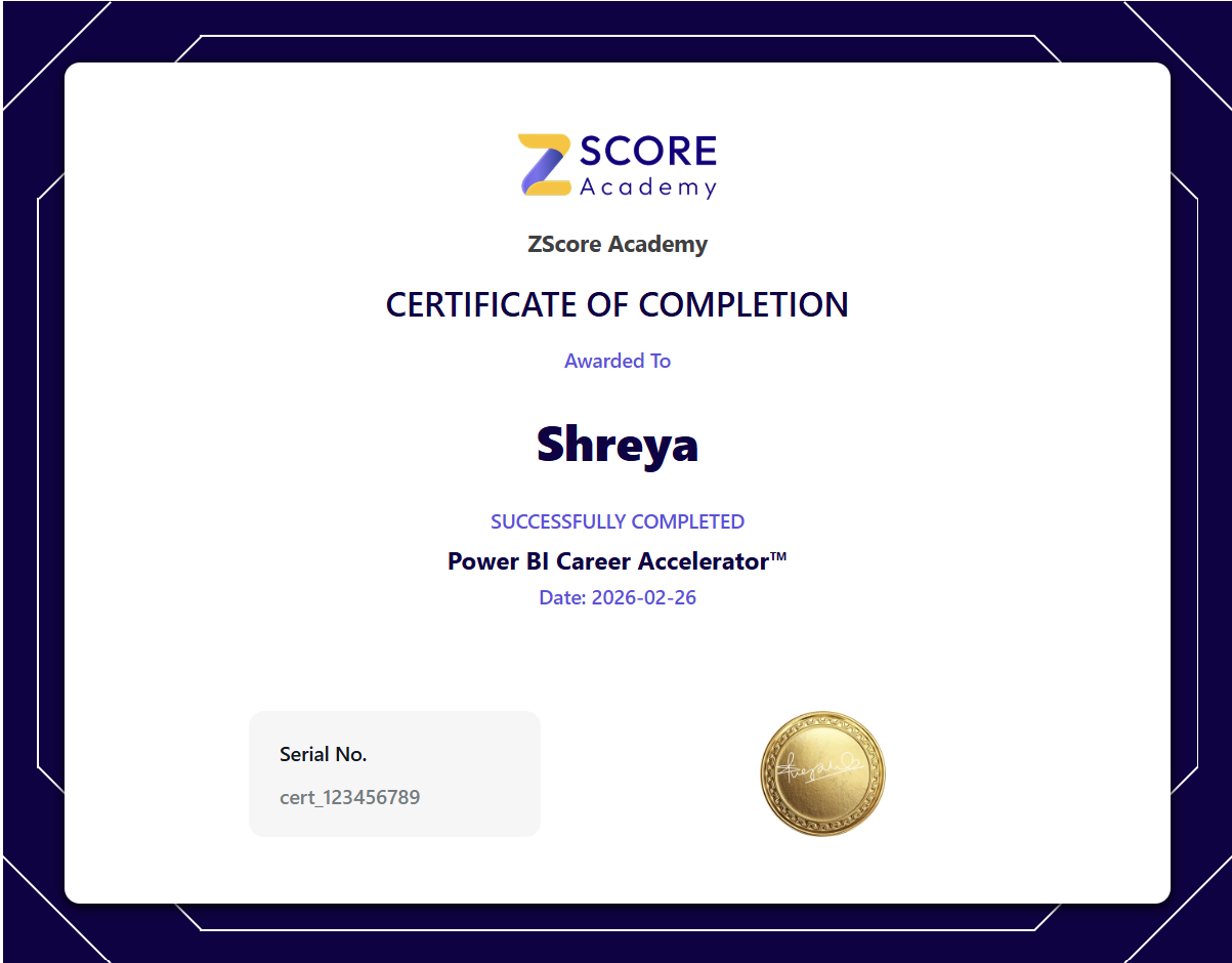 power bi certificate